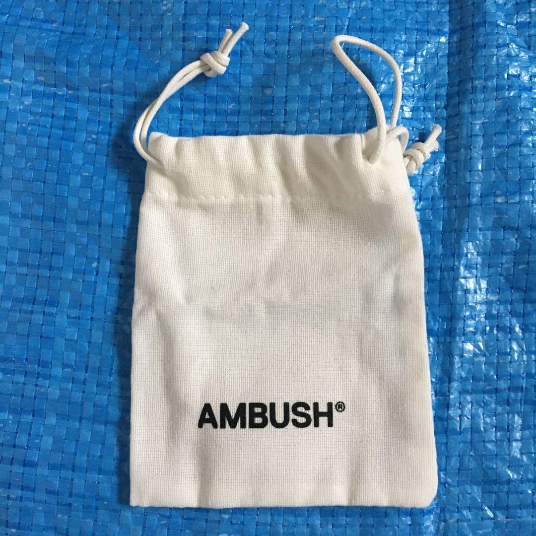 美品★AMBUSH⬛︎アンブッシュ⬛︎チェーンブレスレット⬛︎トラッドロゴ⬛︎シルバー