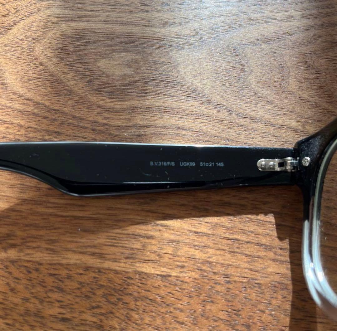 【美品】Bottega Veneta ブラック メガネ 日本製 サングラス