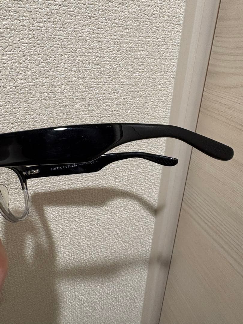【美品】Bottega Veneta ブラック メガネ 日本製 サングラス