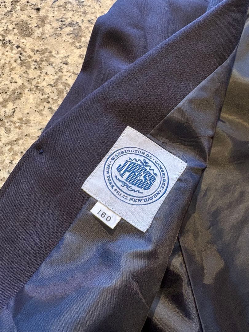 J.PRESS 卒業式　フォーマルセットアップ　ブレザー　パンツ　160