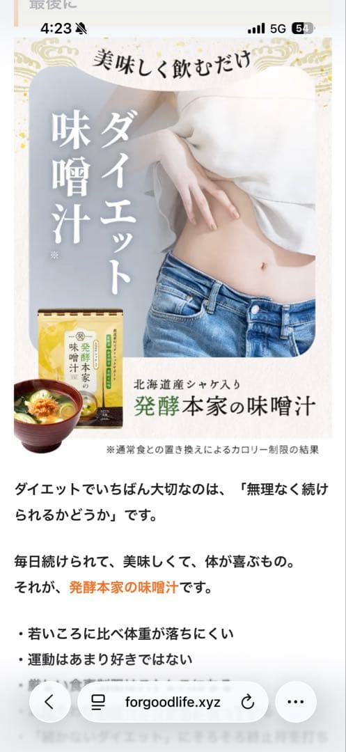 発酵味噌汁の素 5g×3袋