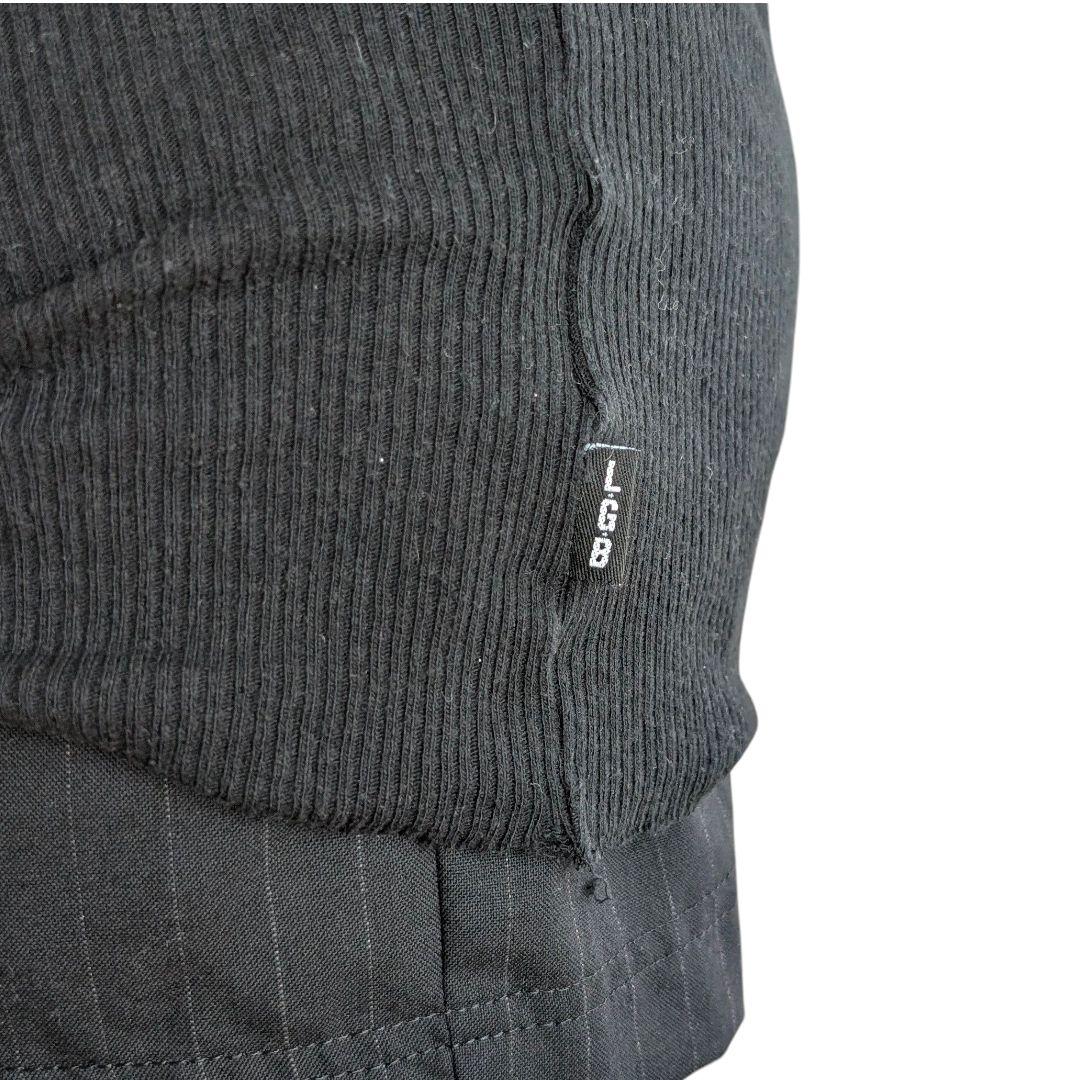 LGB 激レア SMMXSMM スカル クロス Tシャツ リブニット 美品