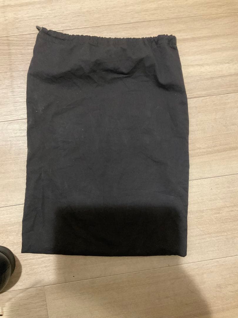 GUCCI ブラックレザーシューズ 保存袋付き 26cm