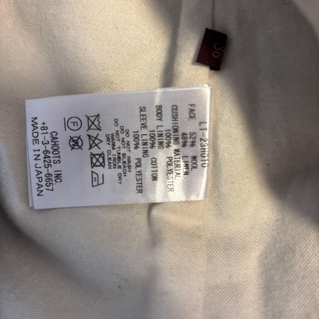 美品リゼッタ lisette フランソワ　ノアールシャルボン36 定価7.2万円