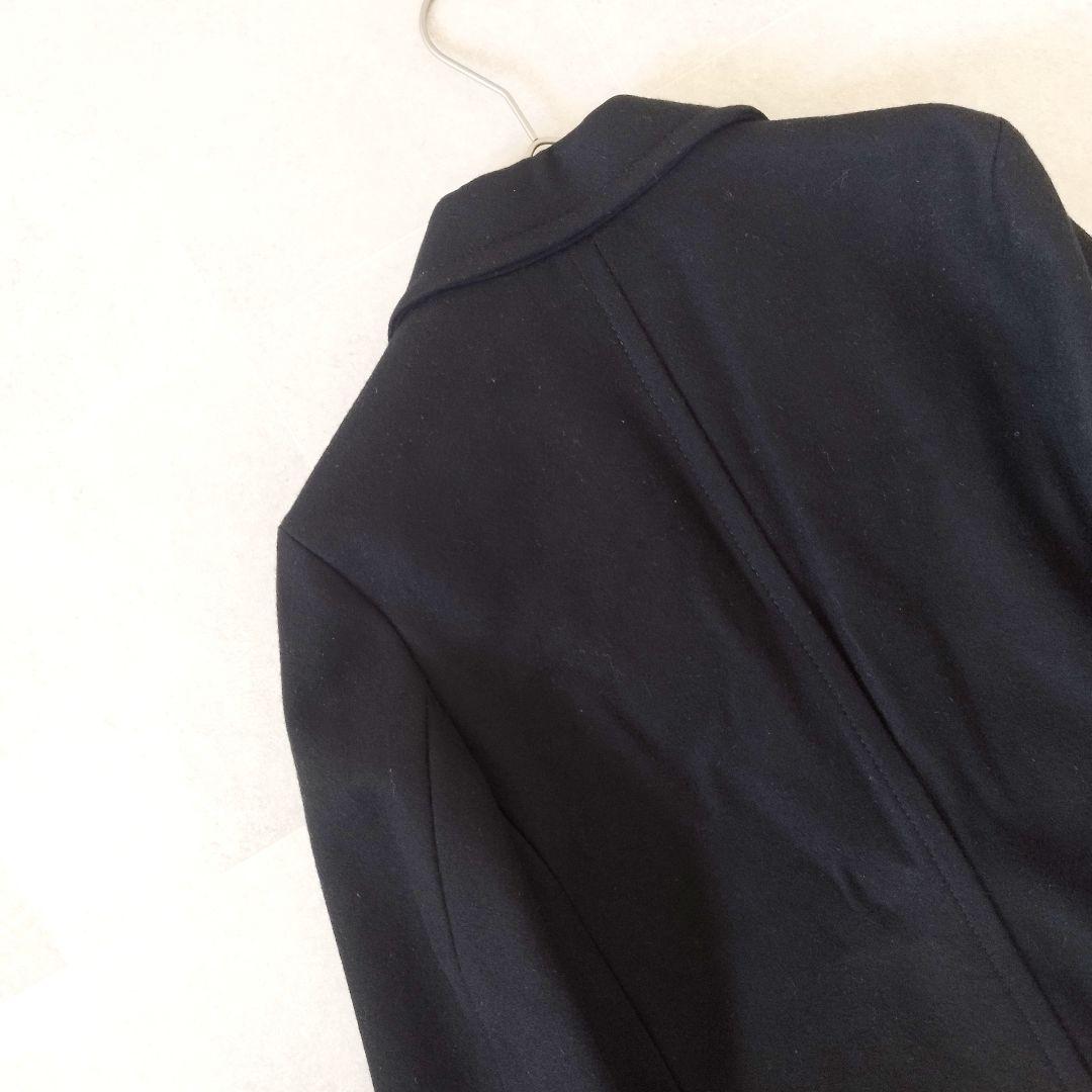 iCB シェルメルトンチェスターコート ロング丈コート Mサイズ 黒