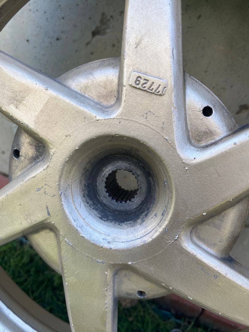 DIO AF35ZX前後ゴールド ホイールセット　AF27 AF34 AF35