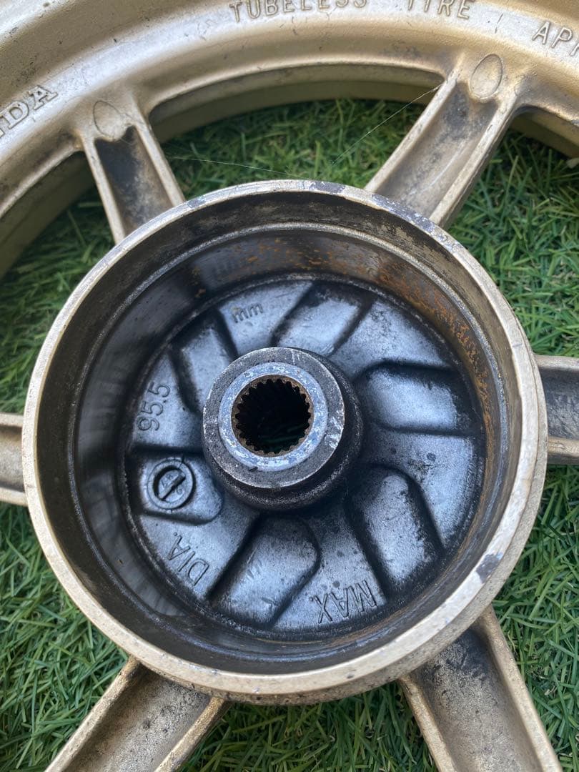 DIO AF35ZX前後ゴールド ホイールセット　AF27 AF34 AF35