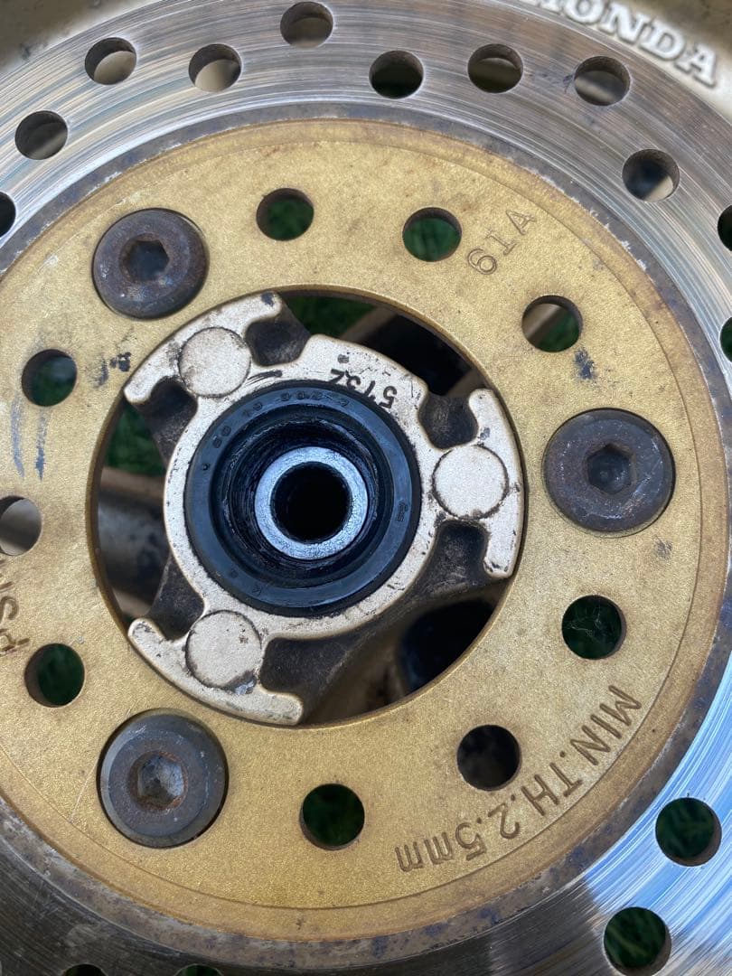 DIO AF35ZX前後ゴールド ホイールセット　AF27 AF34 AF35