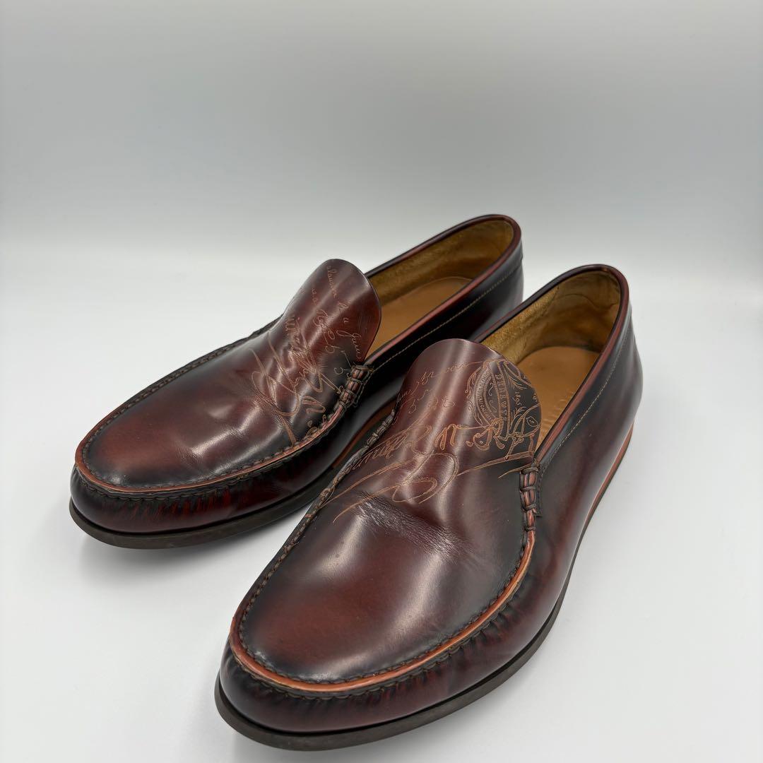 美品☆ ベルルッティ シューズ カリグラフィ ローファー 紳士 8 1/2