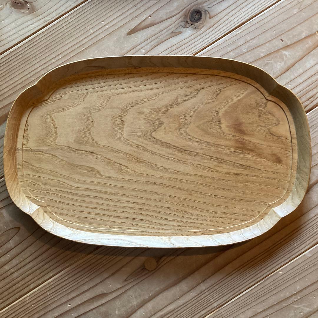 お値下げ 美品 四十沢木材工芸 KITO 長木瓜盆 大 栗材 2枚セット