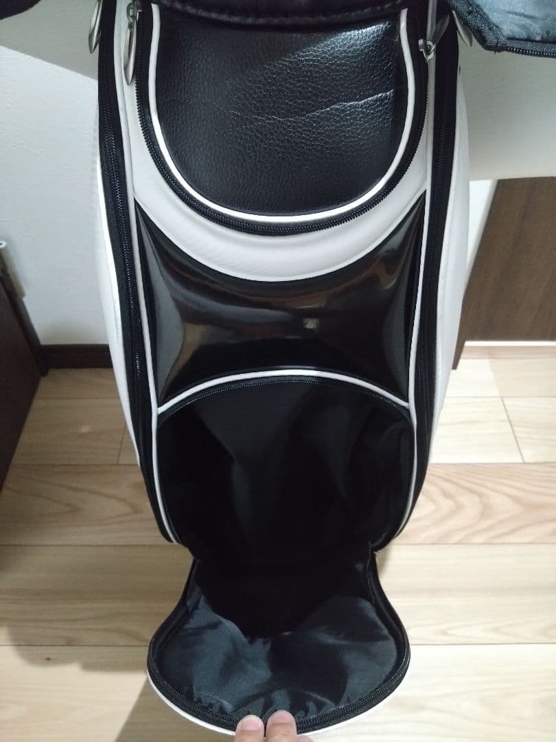 ブリヂストン キャディバッグ ホワイト/ブラック/レッド