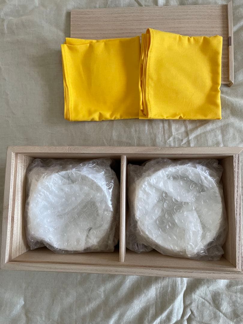 ※訳あり 未使用 黒田泰蔵 さん 白磁 器 小鉢6客セット 箱付 刻入