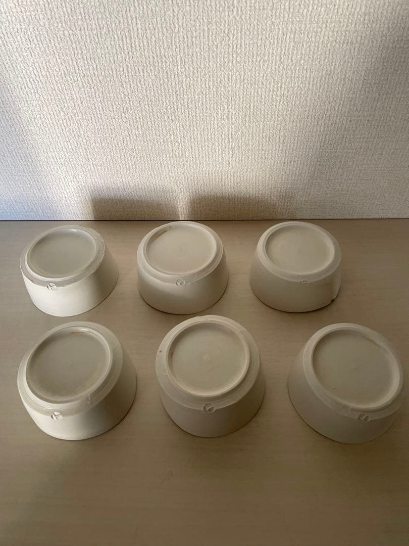 ※訳あり 未使用 黒田泰蔵 さん 白磁 器 小鉢6客セット 箱付 刻入