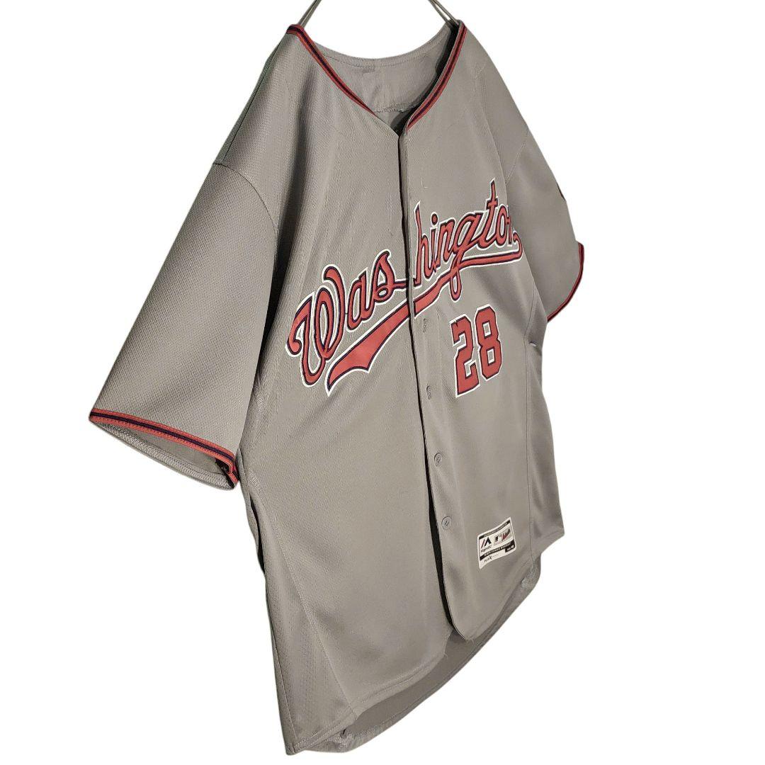 Majestic ワシントン ナショナルズ オーセンティック ベースボールシャツ