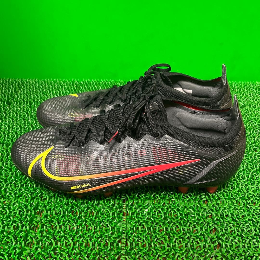 ナイキ サッカースパイク ヴェイパー 14 エリート HG(ブラック×イエロー)