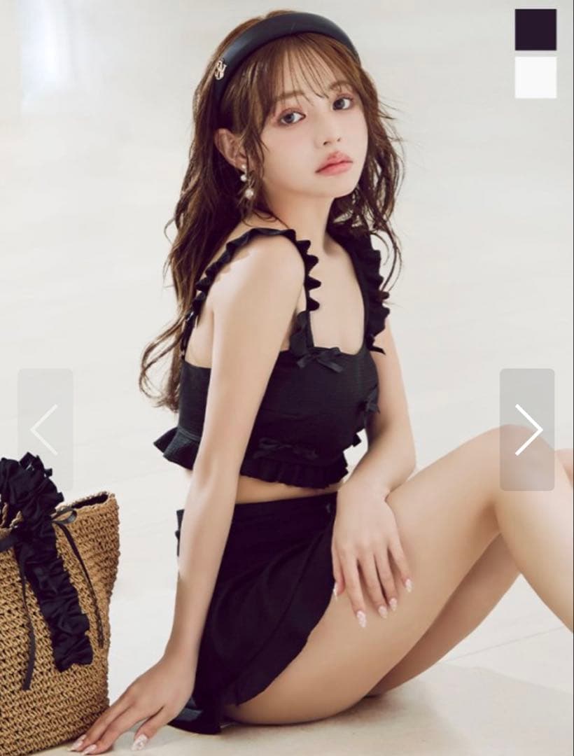 sugar 立体リボンフリルスカートビキニ　3点セット