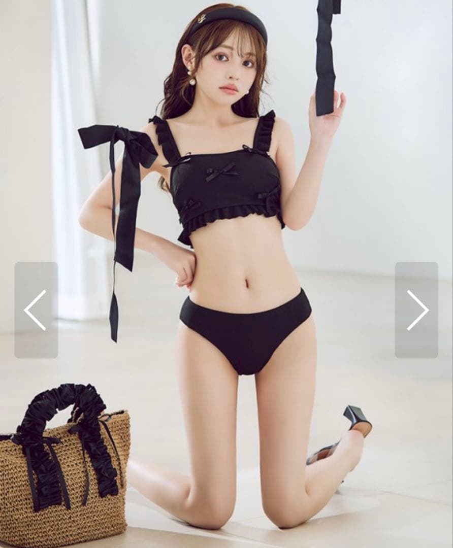 sugar 立体リボンフリルスカートビキニ　3点セット