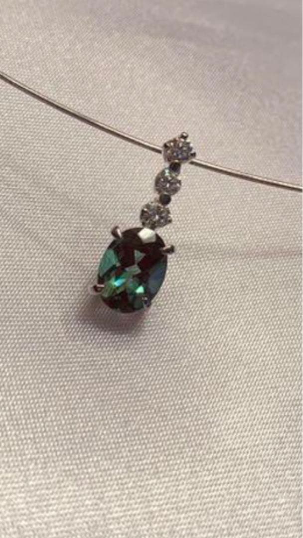 ◾️専用品◾️カラーチェンジ　アンデシンネックレス