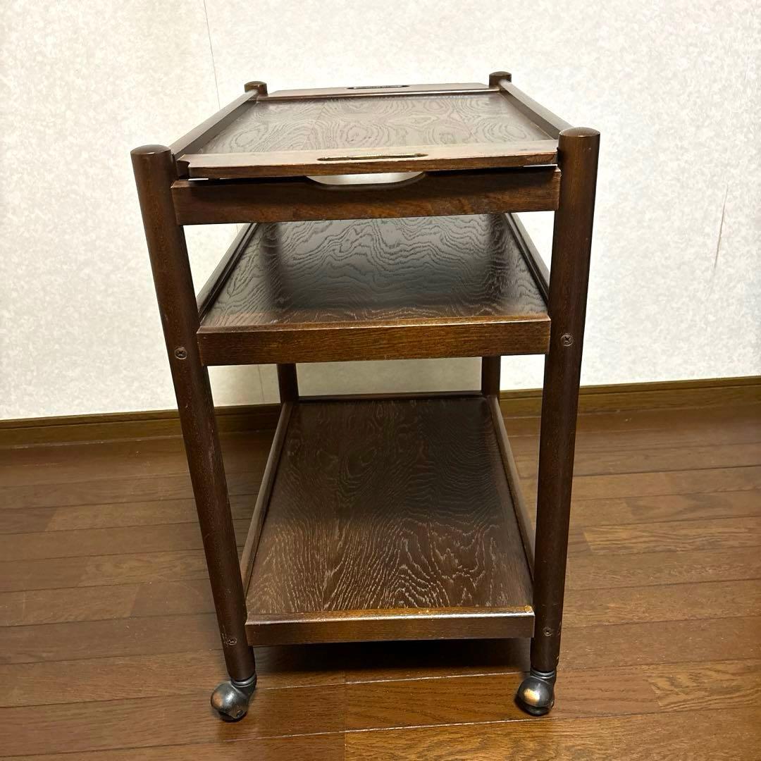 【良品】飛騨産業 ヴィンテージ キッチンワゴン