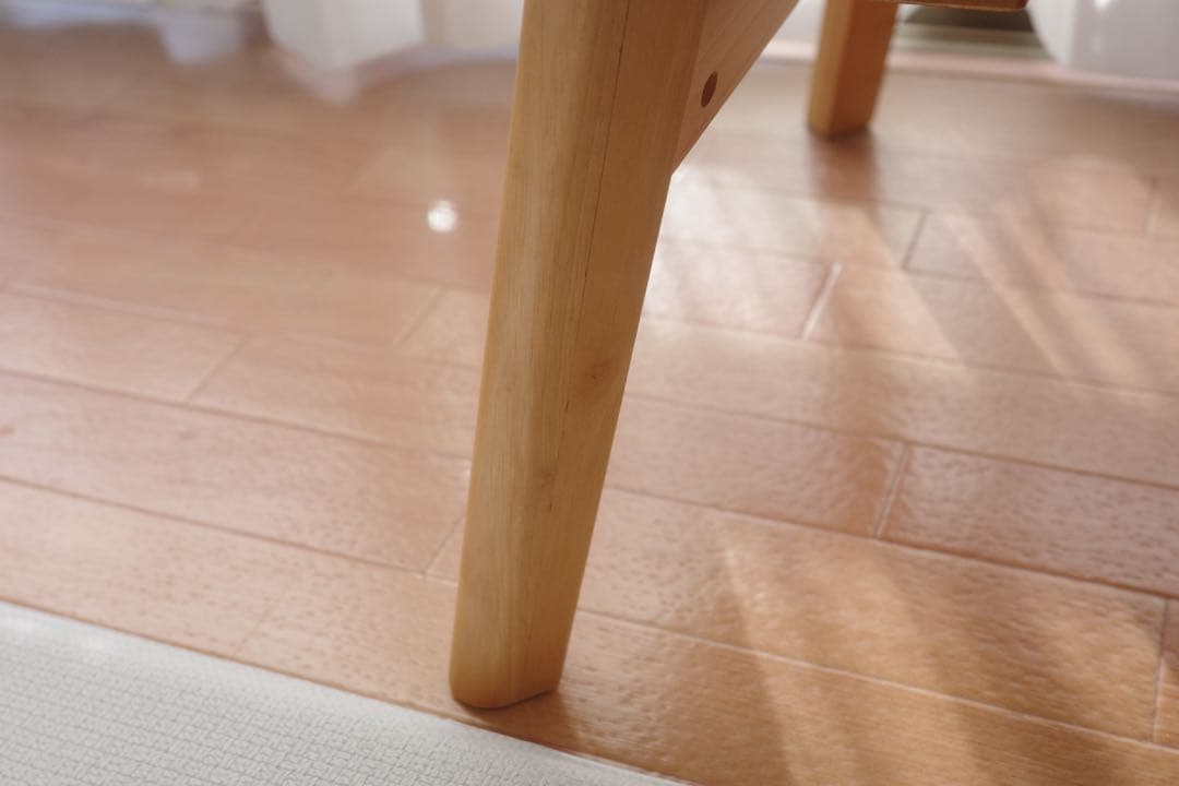 ニトリ 幅110cm 無垢材 天然木 センターテーブル アルナス110