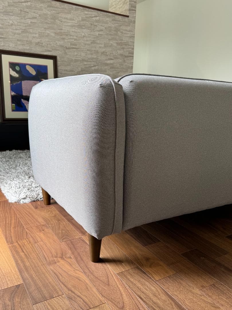 ◆paranoear◆モデル展示 未使用品 ３人掛けソファ ファブリック