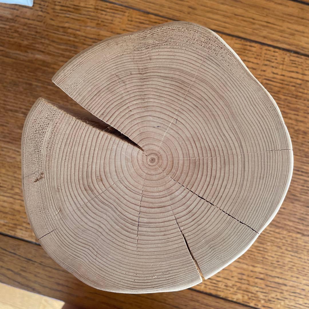 カルデサック　スツール　丸太