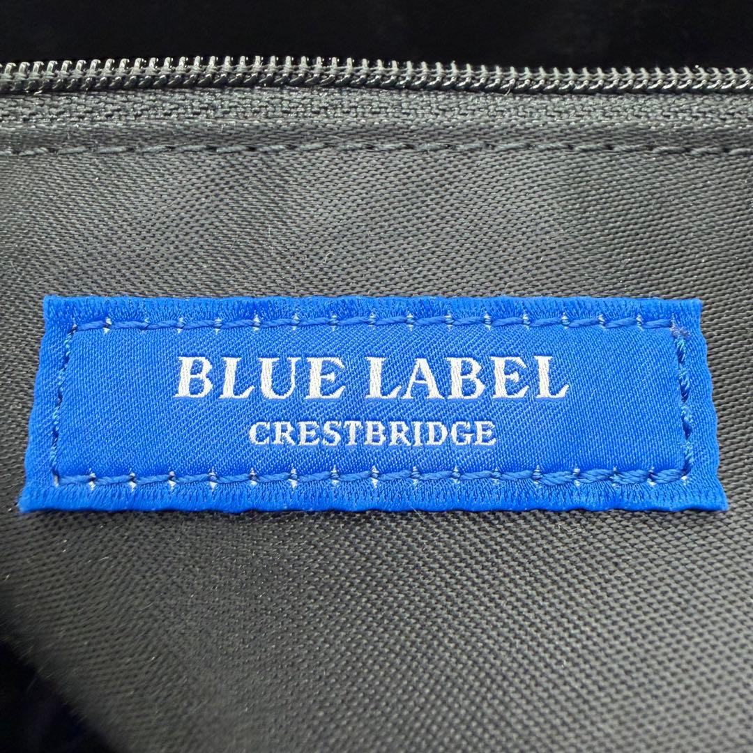 極美品✨ブルーレーベルクレストブリッジ　ショルダーバッグ　チェック　PVC