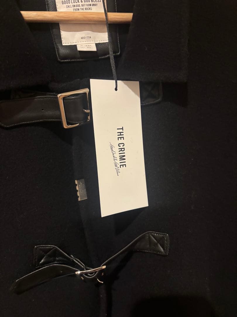 【CRIMIE】 WOOL DUFFLE COAT タグ付き新品・未使用XXL