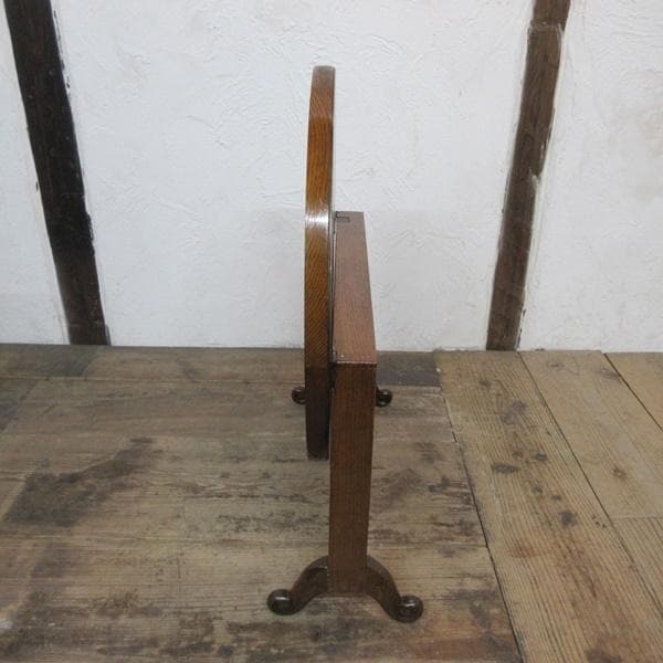 イギリス アンティーク 家具 ファイヤースクリーン 衝立 刺繍 英国 6718d