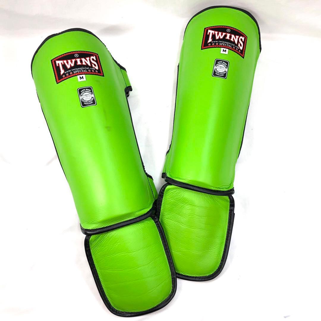 TWINS ツインズ グローブ レッグガード ヘッドギア セット グリーン