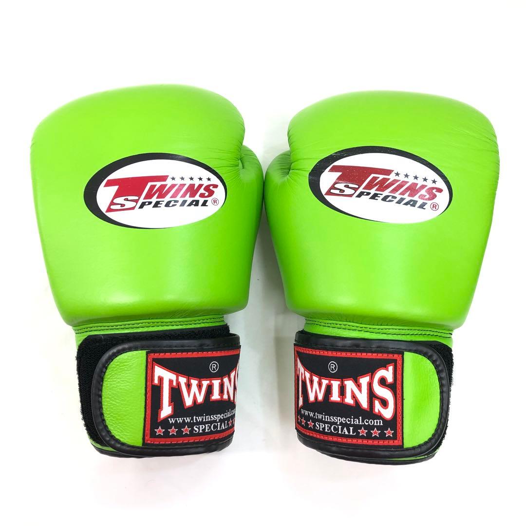 TWINS ツインズ グローブ レッグガード ヘッドギア セット グリーン