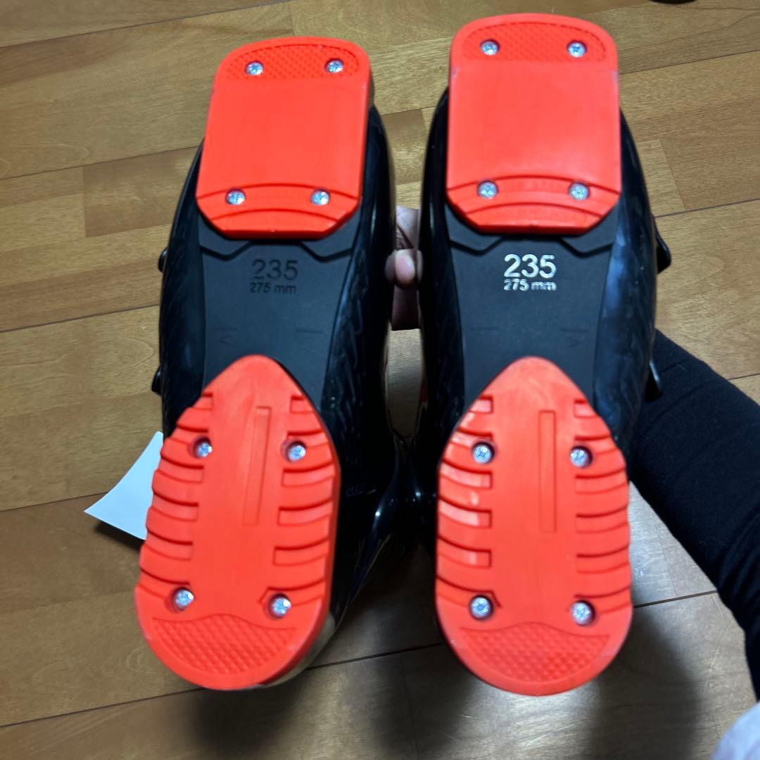 ROSSIGNOL 子ども用スキーブーツ 275mm 黒/オレンジ 23.5