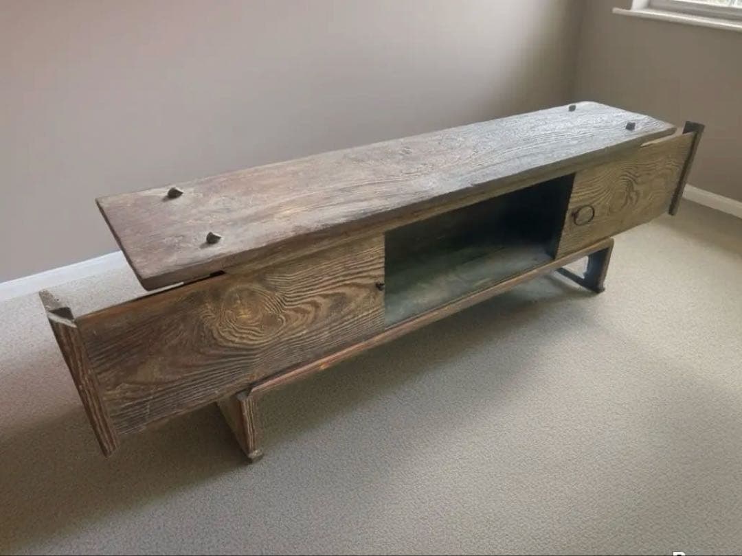 木製シンプル収納家具 引き出し付き