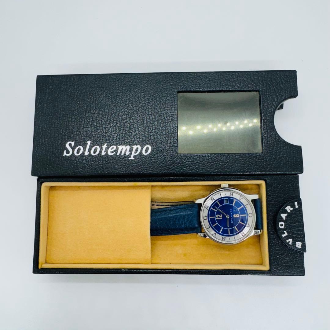 ✨BVLGARI✨ブルガリ✨Solotempo✨ST35S✨デイト✨腕時計✨