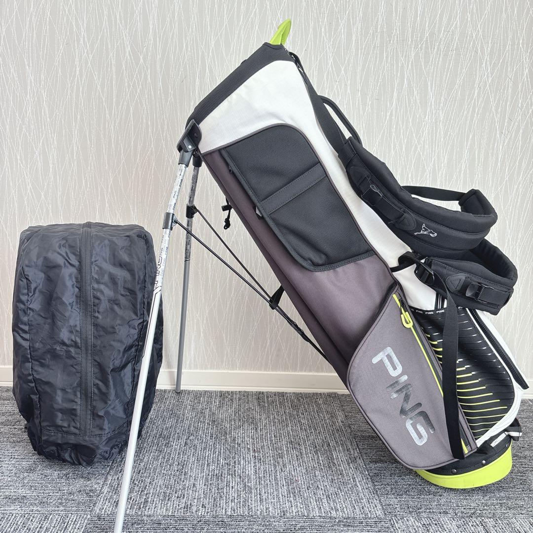 送料無料❗️PING アスリート スタンド式 ゴルフキャディバッグ