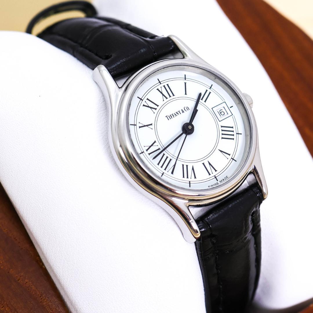 稼働 TIFFANY＆Co. 腕時計 クラシック ローマン レディース 2594