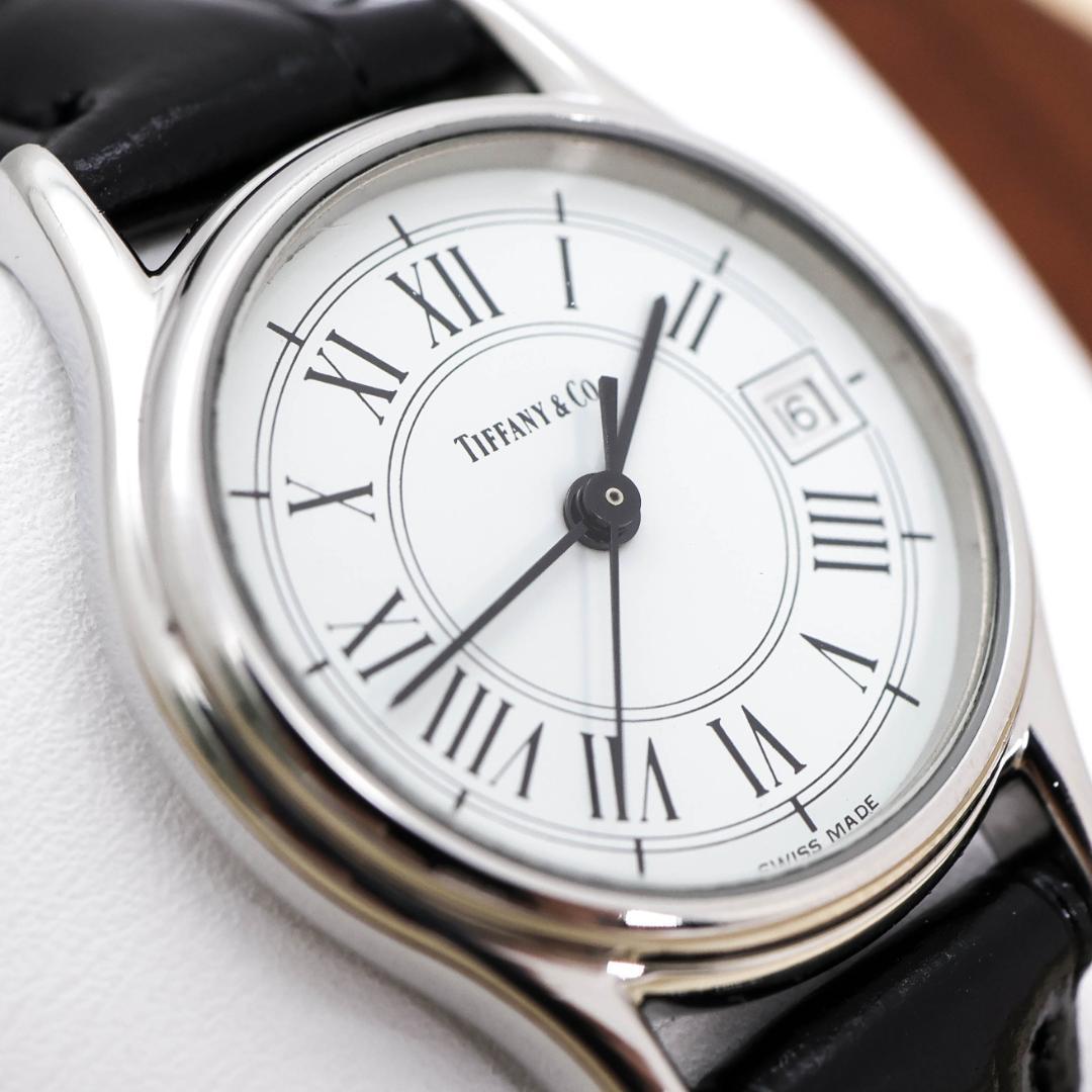 稼働 TIFFANY＆Co. 腕時計 クラシック ローマン レディース 2594