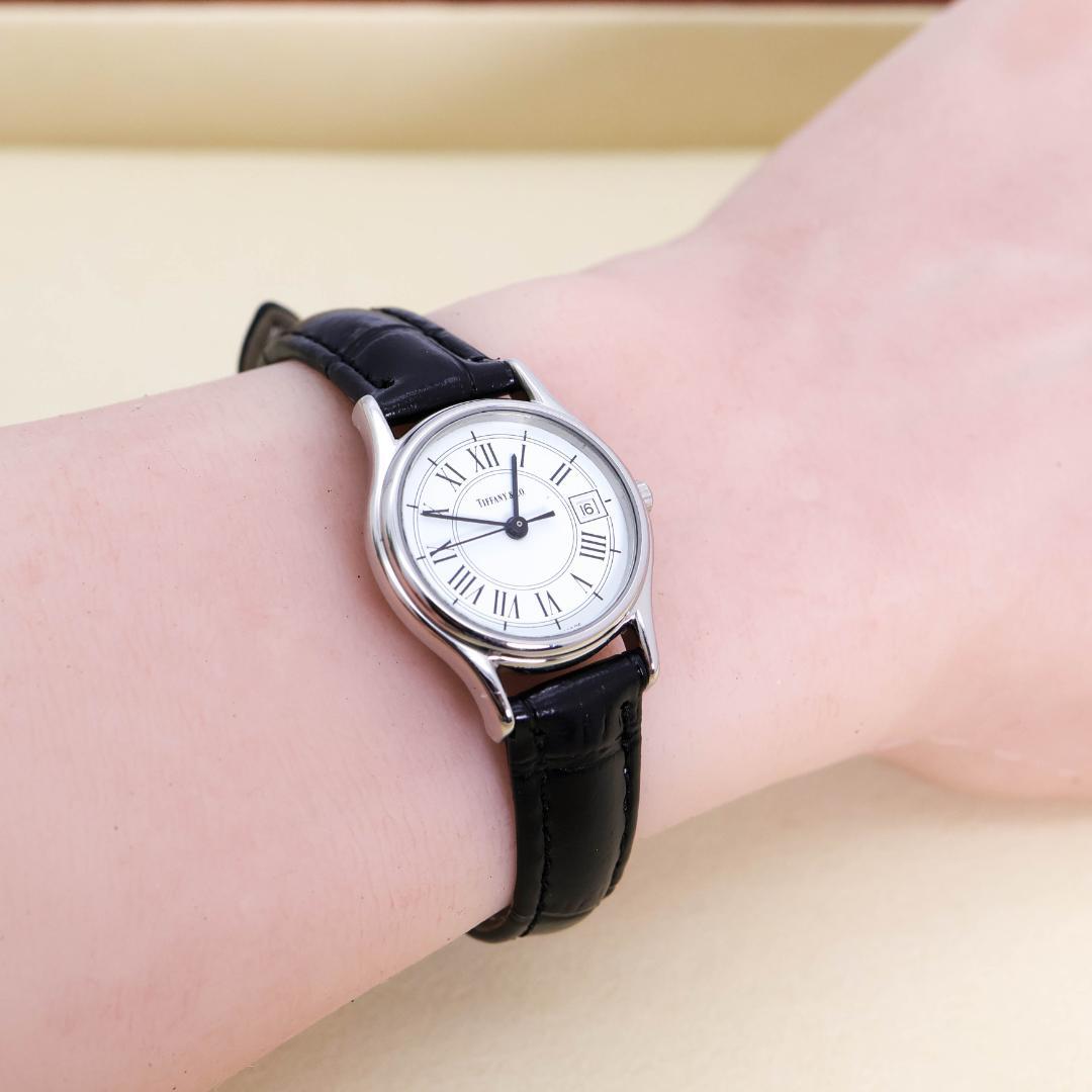稼働 TIFFANY＆Co. 腕時計 クラシック ローマン レディース 2594