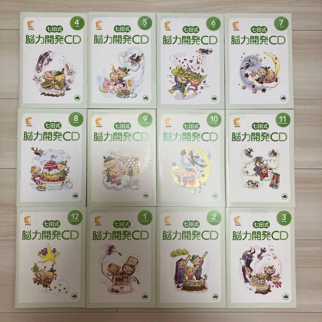 七田式脳力開発CD うさぎ　ねこ　いぬ　全36冊セット　まとめ売り　レア