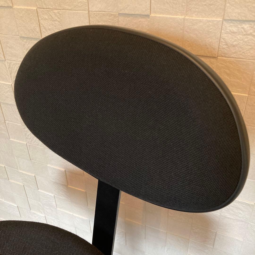 K&M 演奏者用 スツール 空圧式 布製 バックレスト16046 14033