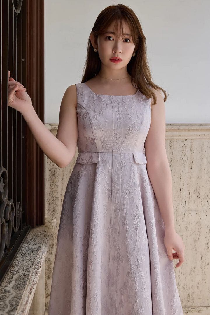 新品 Classic Floral Jacquard Dress ワンピース