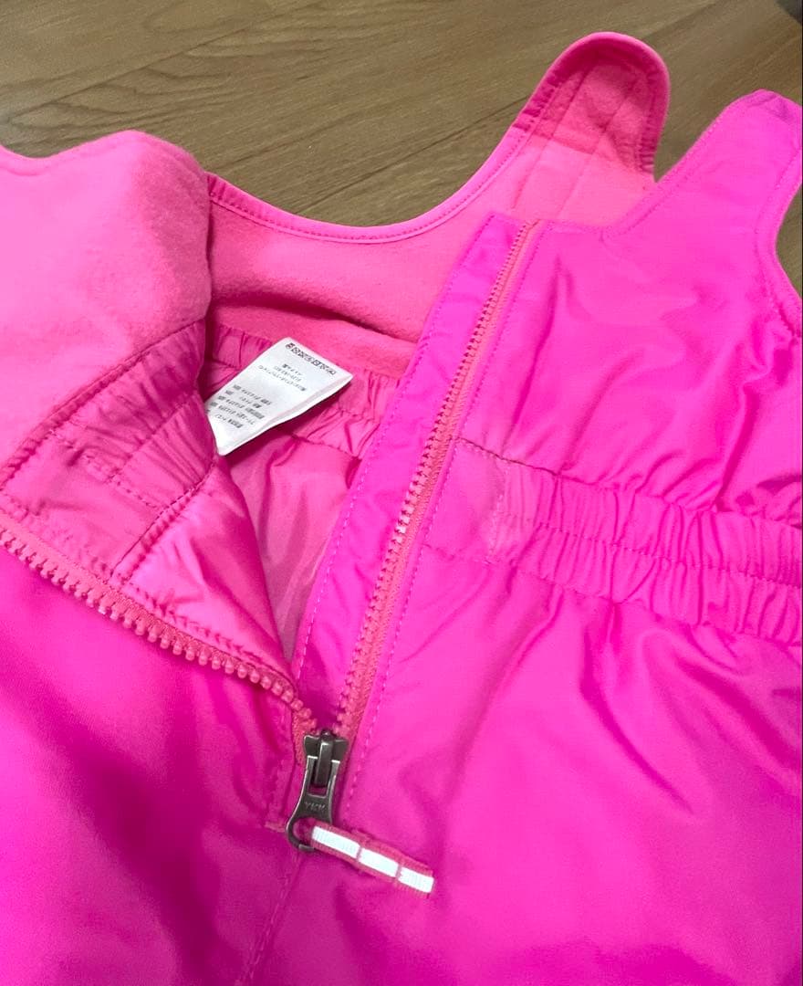 Columbia スキーウェア幾何学模様ピンク　子供　100