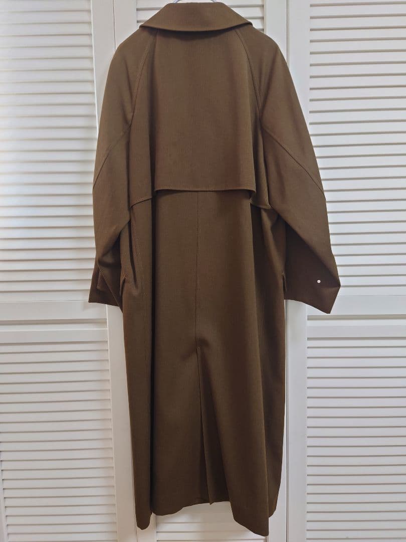 uncrave WHITE 　ギャバジン トレンチコート ブラウンカーキ