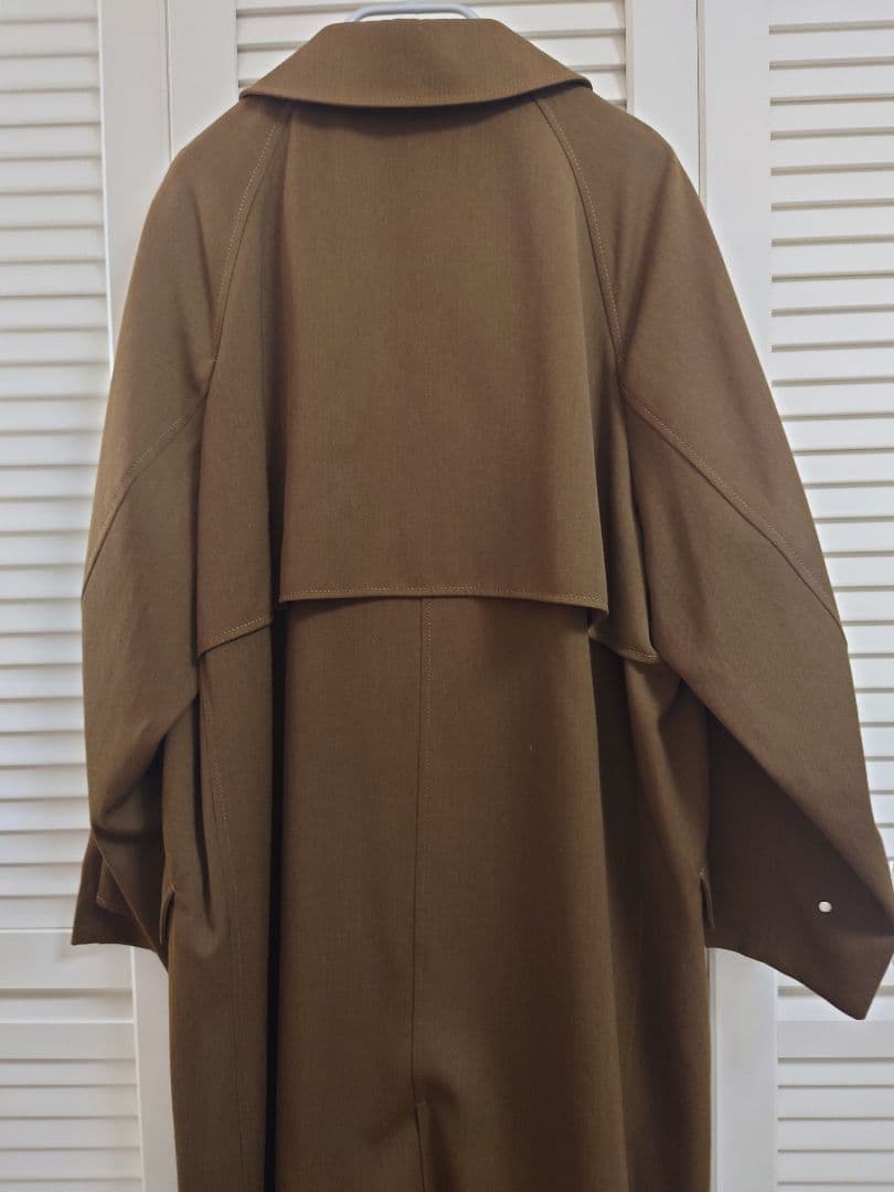uncrave WHITE 　ギャバジン トレンチコート ブラウンカーキ