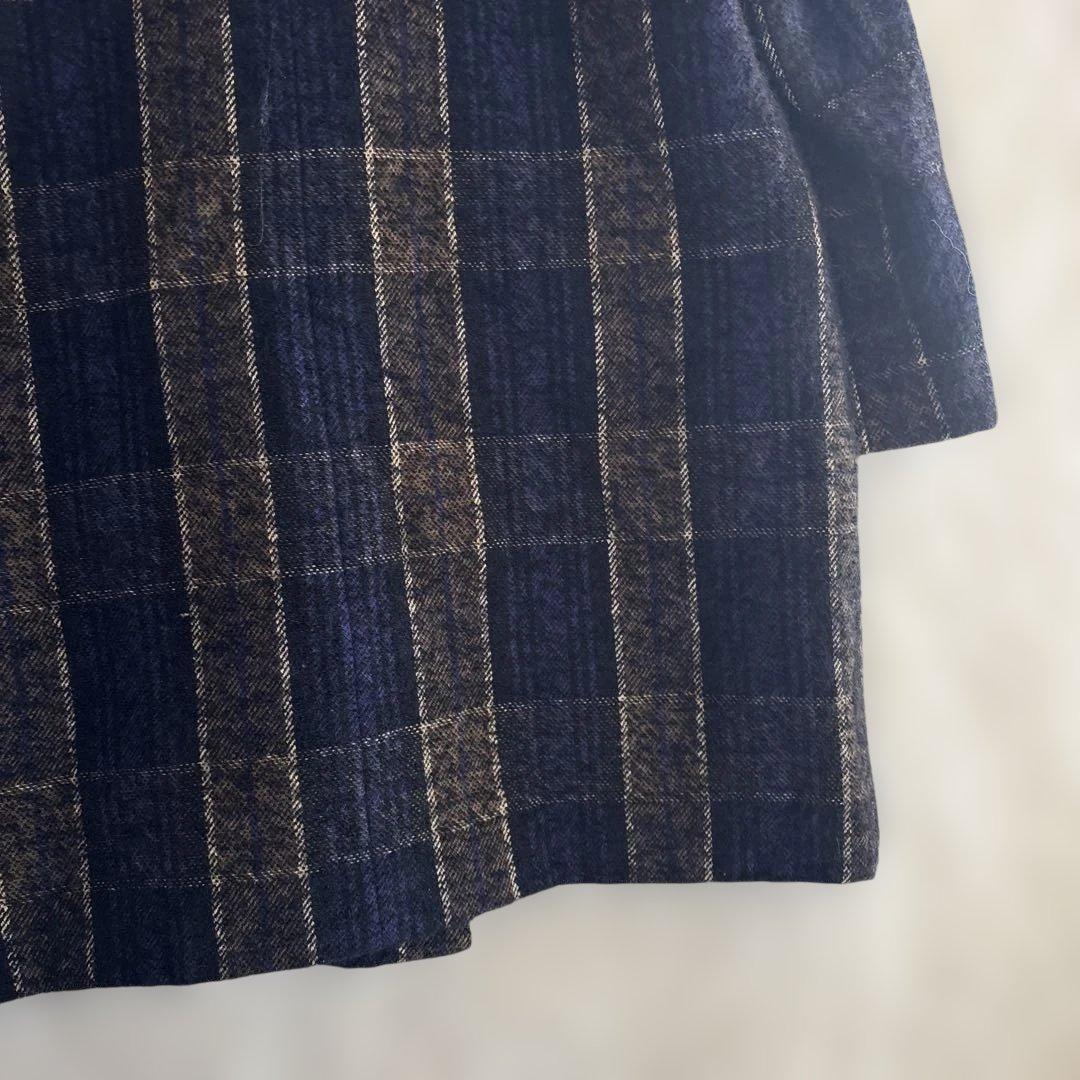 【BEATING HEART】ツイードコート　ウール　モヘヤ　アルパカ混　日本製