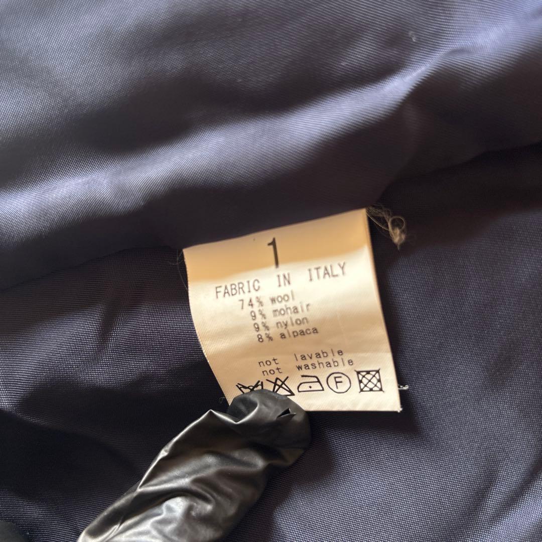 【BEATING HEART】ツイードコート　ウール　モヘヤ　アルパカ混　日本製