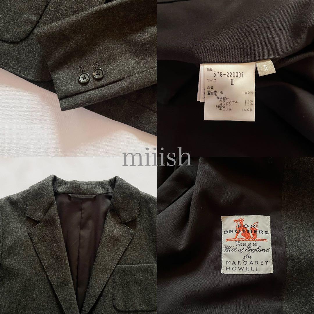 マーガレットハウエル×フォックスブラザーズ フランネル ジャケット7.5万