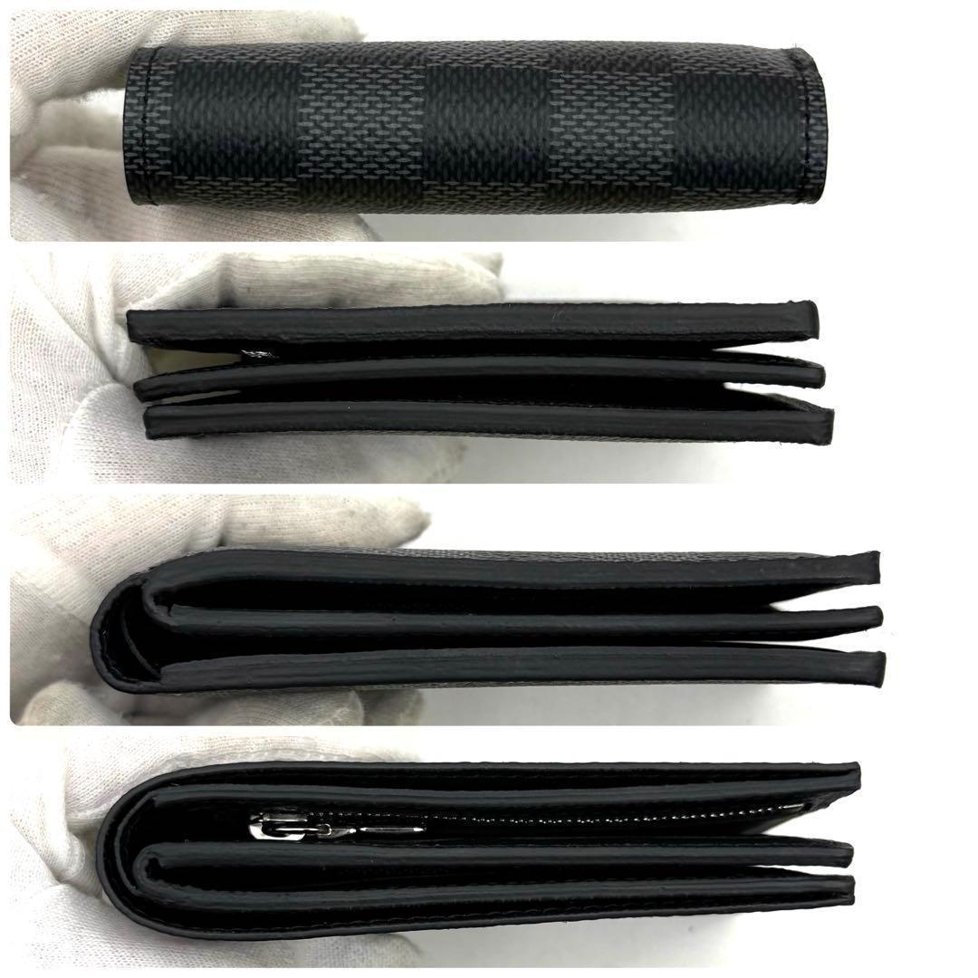 【新品未使用】ルイヴィトン ダミエ グラフィット ポルトフォイユ アメリゴ