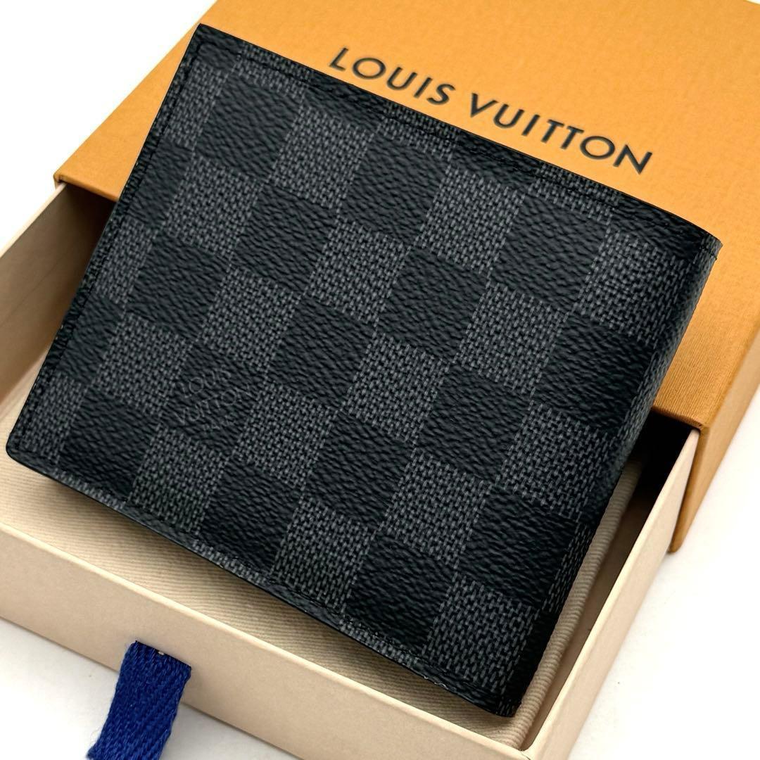 【新品未使用】ルイヴィトン ダミエ グラフィット ポルトフォイユ アメリゴ