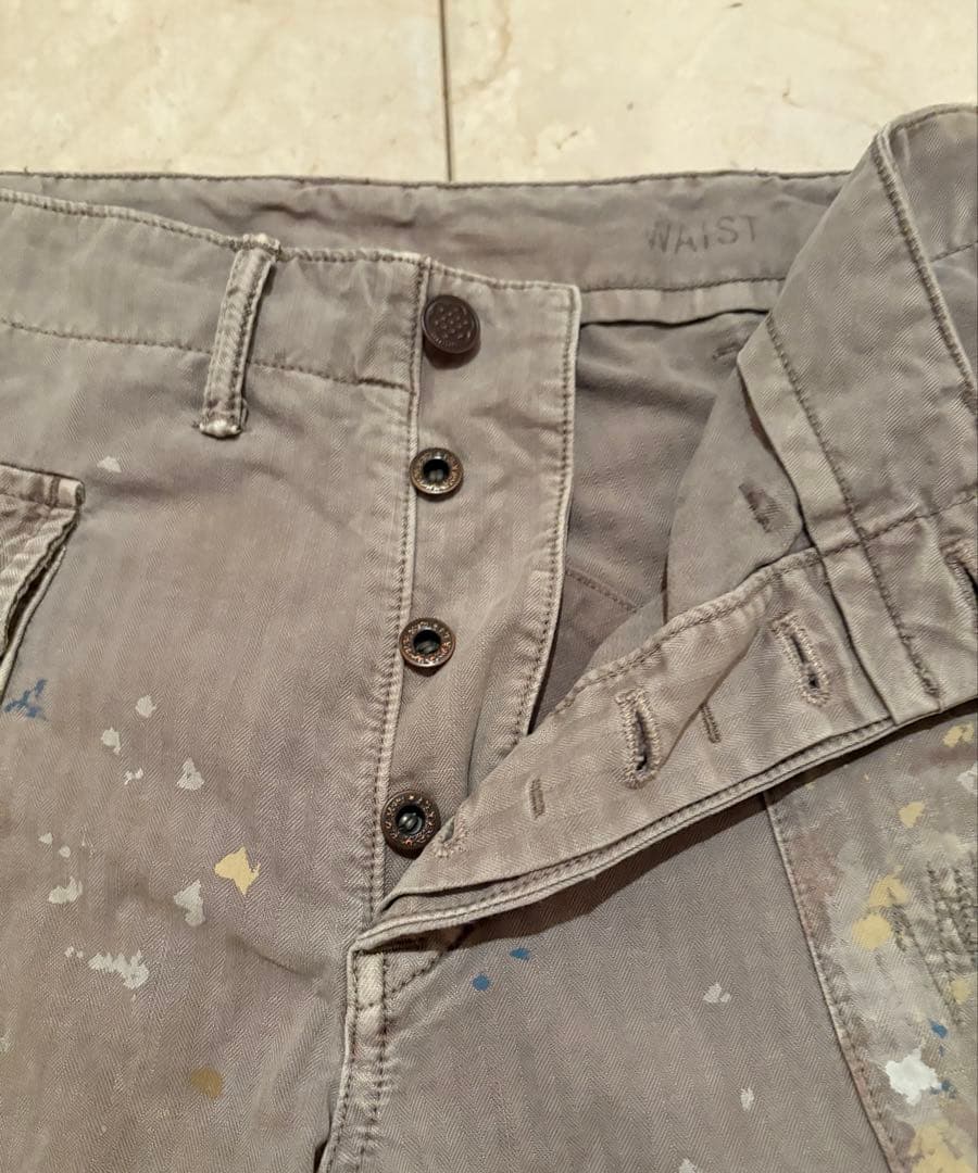 専用　サム様　RRL ショートパンツ ペイントスプラッシュ　26インチ